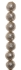 Гірлянда із блискучих куль (2,5 см), Shishi, колір шампанського, 180 см, арт. 53790