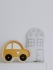 Ночник для детской SABO Concept Машинка (Дерево, Горчичный)