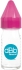 Бутылочка 110 мл, стеклянная с силиконовой соской для новорожденных, розовый | Remond dBb (Франция)