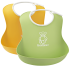 Мягкий нагрудник-слюнявчик набор из 2-х шт. зеленый желтый, Baby Bjorn™ Швеция