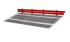 Guard rail for 45º turn (8x) 1:32, SCX Scalextric, art. U10299X200