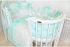 Ovalbed® Bed linen set Mint Blumarine Lux satin