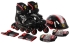 Ferrari® Набор роликовые коньки Ferrari размер 29-32 + комплект защиты Черный, Италия