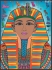 Coloring with felt-tip pens Colorvelvet Carioca Egyptian Pharaoh