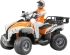Toy ATV, Bruder, with a figure of the driver, an art. 63000