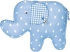 Kid decorative pillow Elephant blue, Spiegelburg™ [13962]