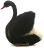 Черный лебедь, 27 см, реалистичная мягкая игрушка Hansa (4086)