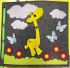 Felt educational book Giraffe, Marmetil