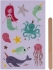 Transfer stickers Mermaid, Apli Kids, 1 sheet, art. 18509