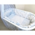 Ovalbed® 3D Damask Blue Bedding Set