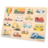 Puzzle Transport, New Classic Toys, wooden, 16 parts, art. 10442
