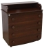 Chest of drawers (chipboard + MDF) walnut (smooth facade), Veres™