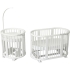 Ovalbed® Oval crib 8in1 Ovalbed White + pendulum