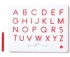 Магнитная доска Kid O для изучения больших английских печатных букв от А до Z (10342)