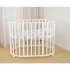 Ovalbed® Овальная кроватка 8в1 Ovalbed White на полозьях